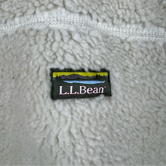 L.L. Bean Deep Pile Fleece Vest XLT - Picture 3 of 7